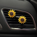 Sunflower Car Vent Perfume Clip Decorative Aromatherapy Air Freshener Cute Car Interior Accessory