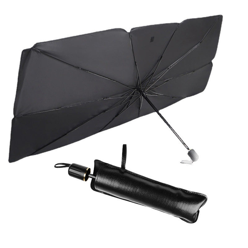 Foldable Car Windshield Sun Shade Umbrella UV Protection, Heat Insulation Parasol for Front Window Summer Car Accessories