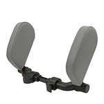 Adjustable Car Headrest Pillow | PU Leather Neck Support Cushion for Travel | Universal Soft Car Seat Sleep Headrest