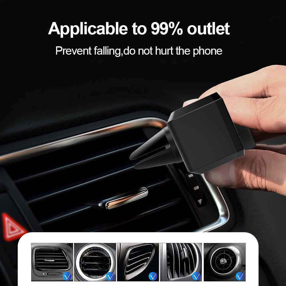 Car Air Vent Phone Holder – Adjustable Mobile Mount | 360° Rotating Car Bracket for All Smartphones