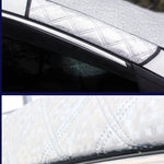 Car Snow Block Windshield Cover Winter Frost Guard & Antifreeze Sun Shade Ice, Snow & UV Protection