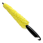 Durable All-Purpose Car Cleaning Brush Soft Sponge & PP Handle Versatile Wheel, Tire & Household Cleaning Tool