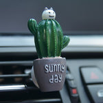 Car Air Freshener Plant Clip Creative Vent Perfume Ornament Cute Car Interior Fragrance & Aromatherapy Accessory