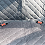 Dog Car Seat Cover with Mesh Window Waterproof Hammock Pet Carrier Protector for Rear Seat Travel