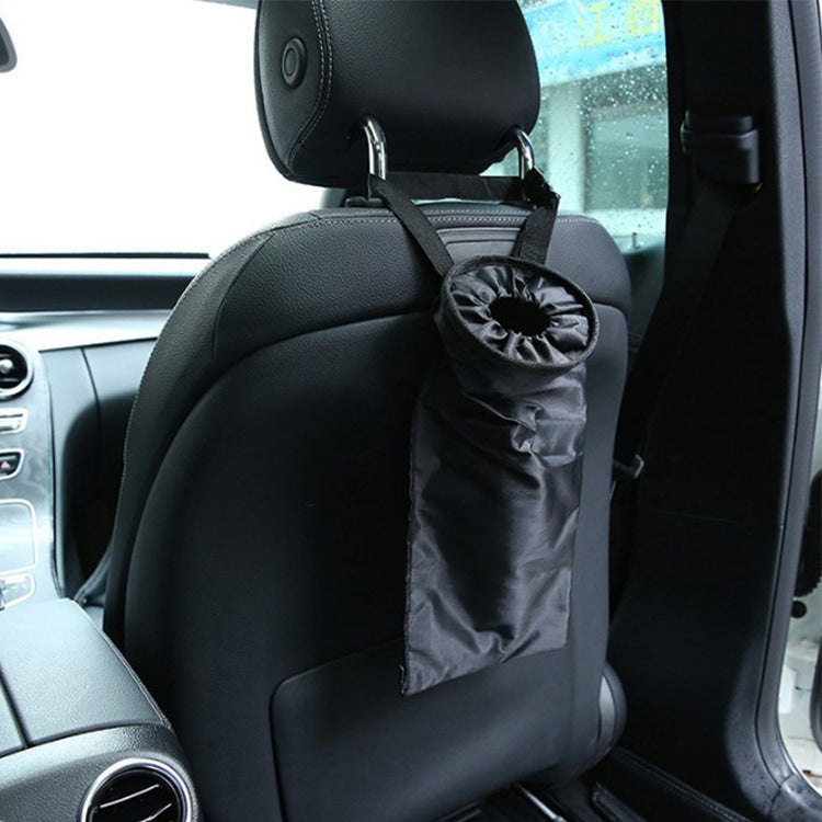Car Seatback Storage Bag Trash Bag – Waterproof Reusable Oxford Cloth Car Organizer for Waste