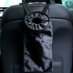 Car Seatback Storage Bag Trash Bag – Waterproof Reusable Oxford Cloth Car Organizer for Waste