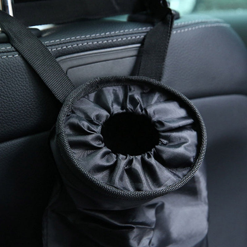 Car Seatback Storage Bag Trash Bag – Waterproof Reusable Oxford Cloth Car Organizer for Waste