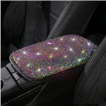 Diamond Car Gear & Handbrake Cover Set Sparkling Crystal Gear Grip & Brake Handle Cover Universal Auto Interior Decor