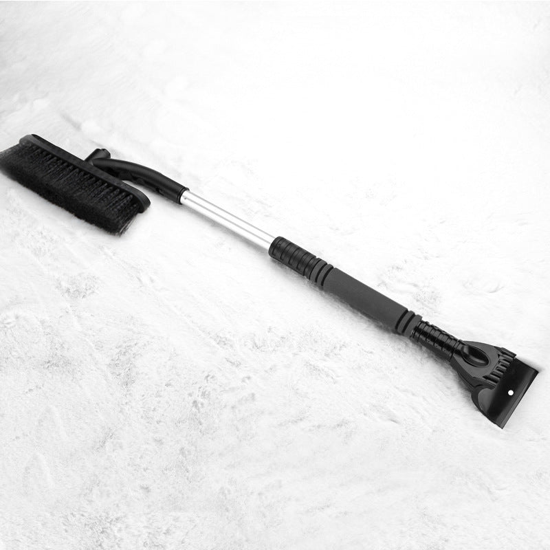 Car Cleaning Brush & Ice Scraper | Detachable Extendable Snow Shovel with Foam Handle for Windshield Cleaning