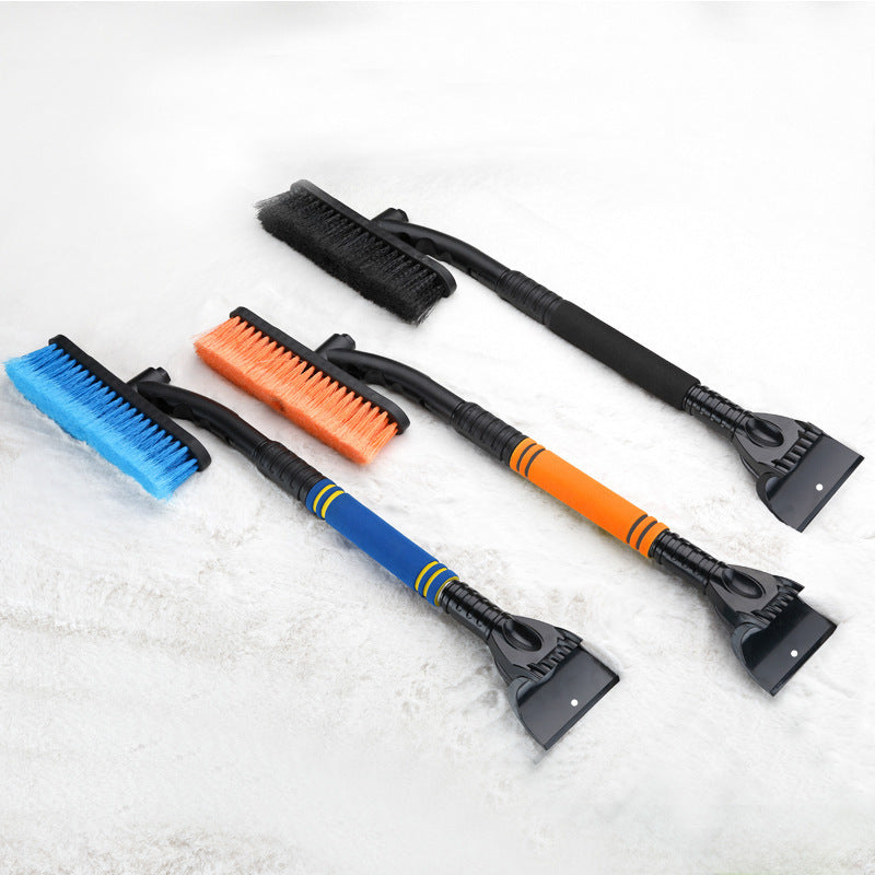 Car Cleaning Brush & Ice Scraper | Detachable Extendable Snow Shovel with Foam Handle for Windshield Cleaning