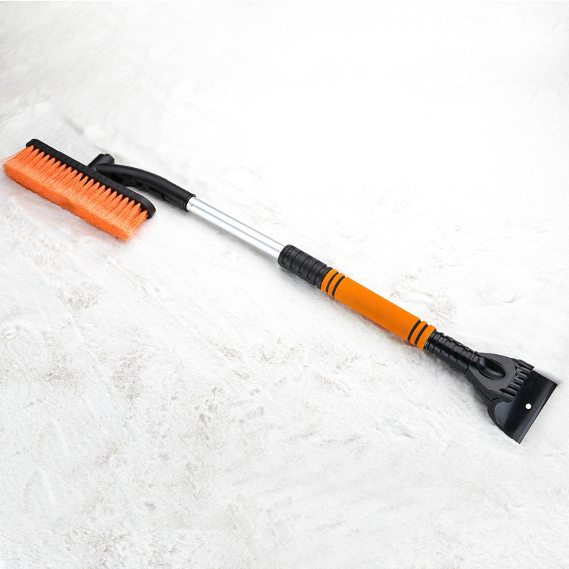 Car Cleaning Brush & Ice Scraper | Detachable Extendable Snow Shovel with Foam Handle for Windshield Cleaning