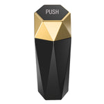 Small Car Trash Can with Lid – Mini ABS Desktop Trash Bin for Vehicle or Home | Compact & Stylish