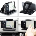 Car Phone Holder Non-Slip Silicone Dashboard Mount Universal Center Console Phone Holder for Navigation