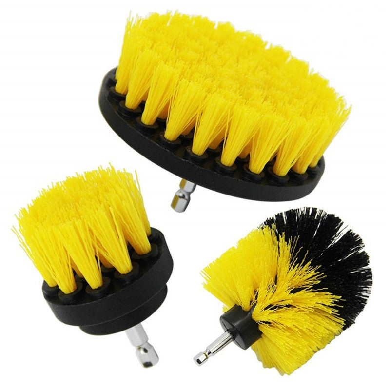 Round Electric Drill Cleaning Brush | Car, Bathroom & Kitchen Power Scrubber Attachment for Deep Cleaning