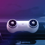 Car Negative Ion Air Purifier Portable USB Air Cleaner Removes Dust, Smoke & Odor for Fresh Interior