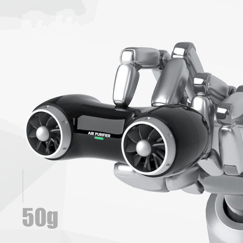 Car Negative Ion Air Purifier Portable USB Air Cleaner Removes Dust, Smoke & Odor for Fresh Interior