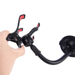 360° Car Phone Holder – Universal Windshield & Dashboard Mount | Strong Suction Cup Adjustable Mobile Stand