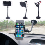 360° Car Phone Holder – Universal Windshield & Dashboard Mount | Strong Suction Cup Adjustable Mobile Stand
