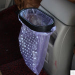 Car Trash Can Hanging Frame Seat Back Trash Bag Holder & Storage Bin Organizer