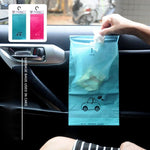 Car Trash Bag Paste Type Disposable Hanging Car Trash Can Creative Car Storage Solution