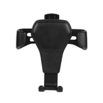 Leather Car Phone Holder Gravity Vent Mount Multi-Function Air Outlet Mobile Bracket for Navigation