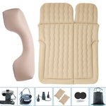 Car SUV Inflatable Bed | Dual-Purpose Travel Air Mattress for Car & Home | Portable Flocking PVC Cushion Bed