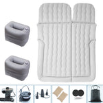 Car SUV Inflatable Bed | Dual-Purpose Travel Air Mattress for Car & Home | Portable Flocking PVC Cushion Bed