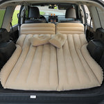 Car SUV Inflatable Bed | Dual-Purpose Travel Air Mattress for Car & Home | Portable Flocking PVC Cushion Bed