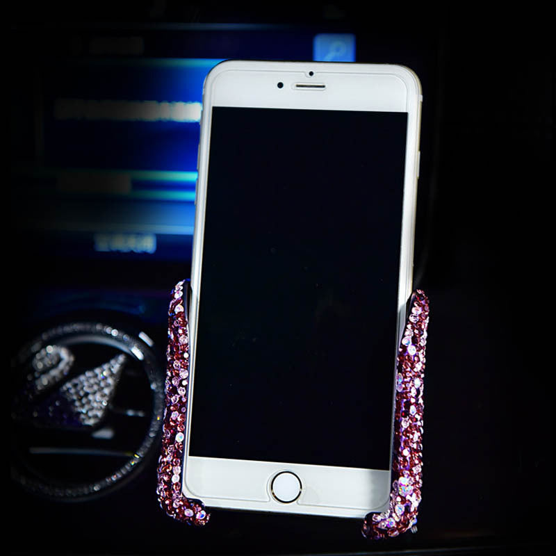 Luxury Car Accessories for Women | Crystal Diamond Aromatherapy Decor | Car Interior Air Freshener Set