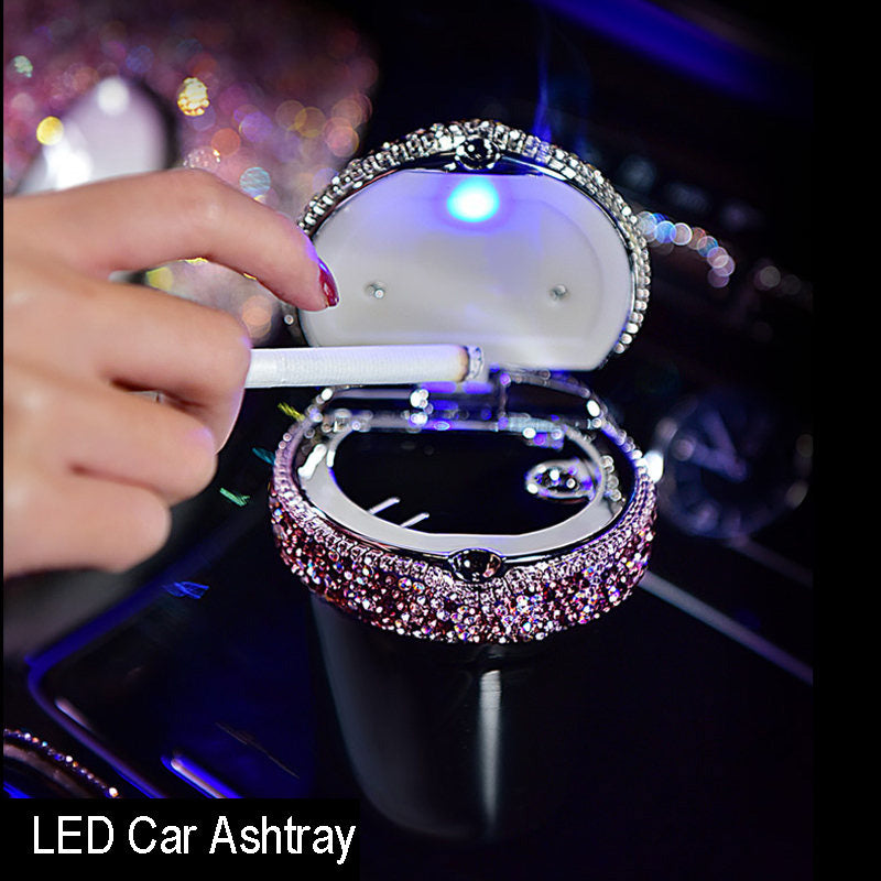 Luxury Car Accessories for Women | Crystal Diamond Aromatherapy Decor | Car Interior Air Freshener Set