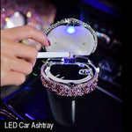 Luxury Car Accessories for Women | Crystal Diamond Aromatherapy Decor | Car Interior Air Freshener Set