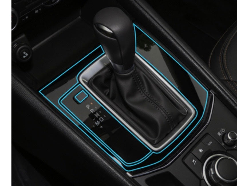 Car Interior Decoration Accessories – TPU Transparent Protective Film for Dashboard, Gear & Door Panels