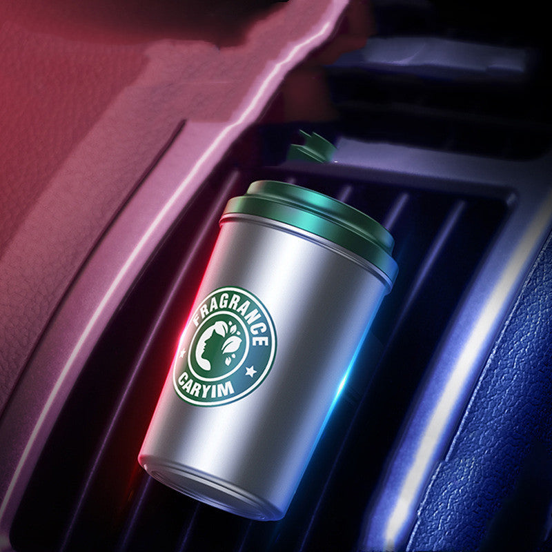 Interior Gulong Men’s Car Fragrance Accessories – Solid Alloy Perfume Seat with Natural Plant Extract Scent