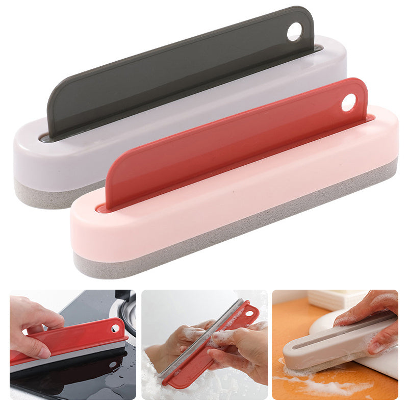 Multi-Function Glass Wiper Scraper | Flexible Silicone Water Squeegee for Bathroom, Kitchen & Car Windows