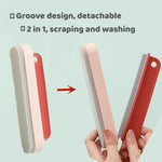 Multi-Function Glass Wiper Scraper | Flexible Silicone Water Squeegee for Bathroom, Kitchen & Car Windows
