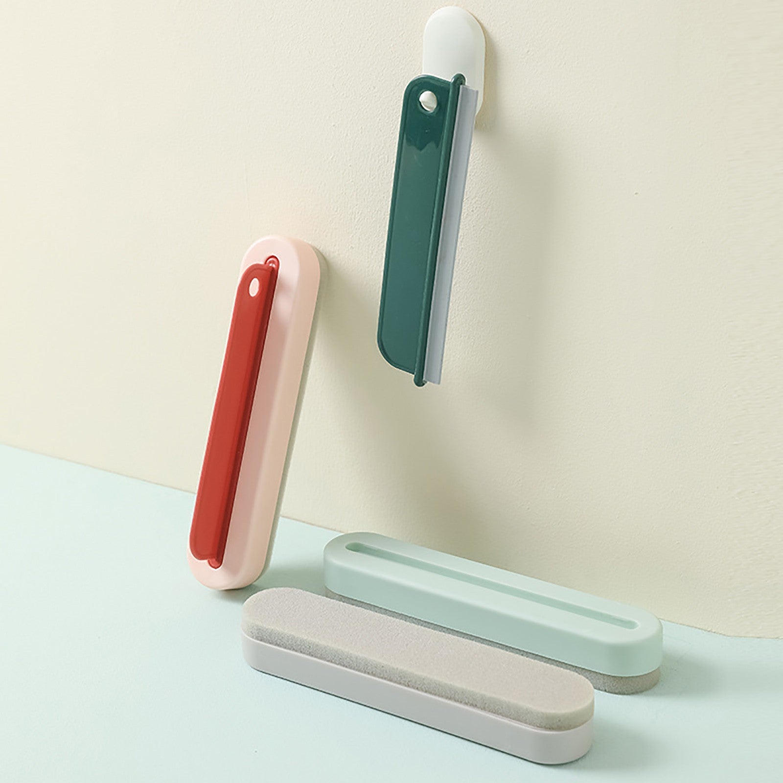 Multi-Function Glass Wiper Scraper | Flexible Silicone Water Squeegee for Bathroom, Kitchen & Car Windows