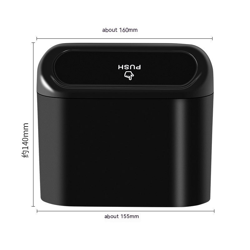 Folding Storage Car Trash Can – Waterproof Plastic Car Bin for Seat | Compact & Portable Organizer