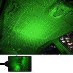 Car Interior Starry Light USB Ambient Ceiling Projector 360° Rotating Night Sky Lamp