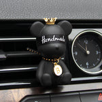 Car Air Conditioner Perfume Accessories Bear-Shaped Car Fragrance Mounted Auto Air Outlet Decoration
