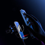 Metal Body Wireless Car Charger Infrared Sensor Auto-Clamp Car Phone Holder Fast Charging Mount