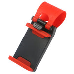 Car Steering Wheel Phone Holder Universal Clip Mount for iPhone, Samsung, Huawei & GPS Devices