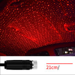 Car Interior Starry Light USB Ambient Ceiling Projector 360° Rotating Night Sky Lamp