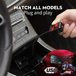 Car Interior Starry Light USB Ambient Ceiling Projector 360° Rotating Night Sky Lamp