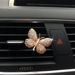 Butterfly Diamond Car Perfume Clip Air Vent Aromatherapy & Decorative Car Accessory Multi-Flavor Fragrance