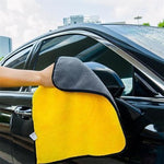 Two-Color Dual-Sided Car Wash Towel | Scratch-Free Microfiber Cleaning Cloth for Car & Home