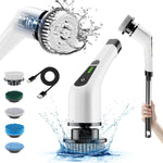 CLE-01 Electric Spin Scrubber 3-Level Extendable Cordless Cleaning Brush IPX6 Waterproof Bathroom & Kitchen Cleaner