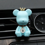 Car Air Conditioner Perfume Accessories Bear-Shaped Car Fragrance Mounted Auto Air Outlet Decoration