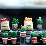 Car Air Freshener Plant Clip Creative Vent Perfume Ornament Cute Car Interior Fragrance & Aromatherapy Accessory