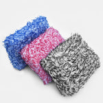Microfiber Plush Car Wash Sponge & Coral Fleece Towel High Water Absorbency Auto Cleaning Mitt Car Beauty Supply