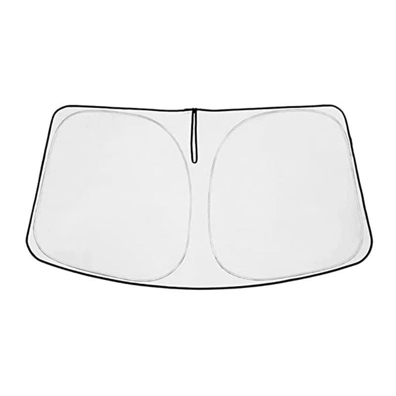 Car Front Windshield Sunshade Cover Silver Reflective Heat Shield for UV Protection & Cooling